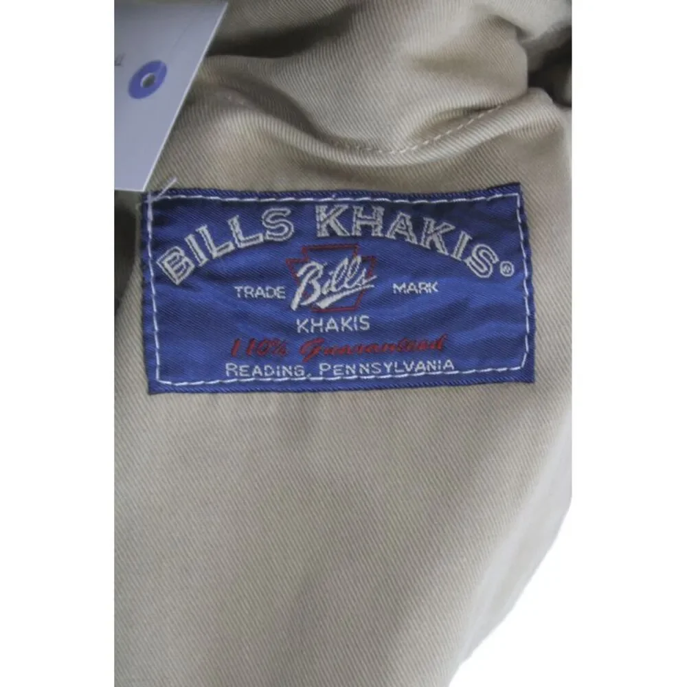 Bills Khakis Mens Beige Khakis 32 Inseam Size 36